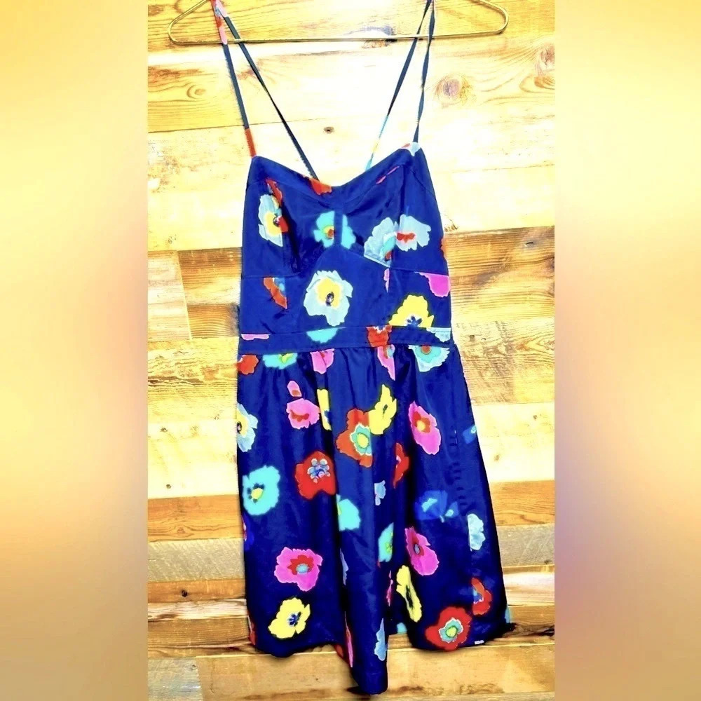 American Eagle Outfitters floral mini sun dress pockets party summer beach 8